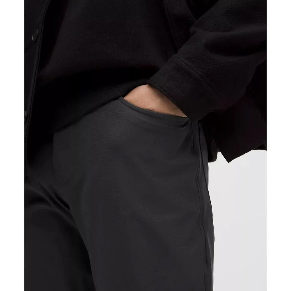 NWT Lululemon ABC Pant Classic Fit Warpstreme Obsidian Dark Grey 46 x 27 LM5A01S